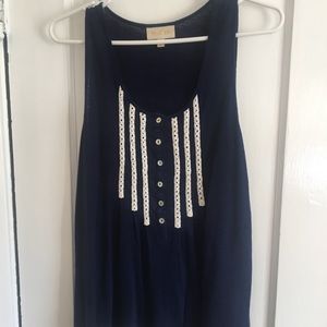 ModCloth blue tank sz M